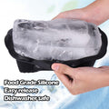 Two large silicone ice block molds for ice baths and cold plunges, ideal for cooling coolers or beverages in baby and kids nursing.