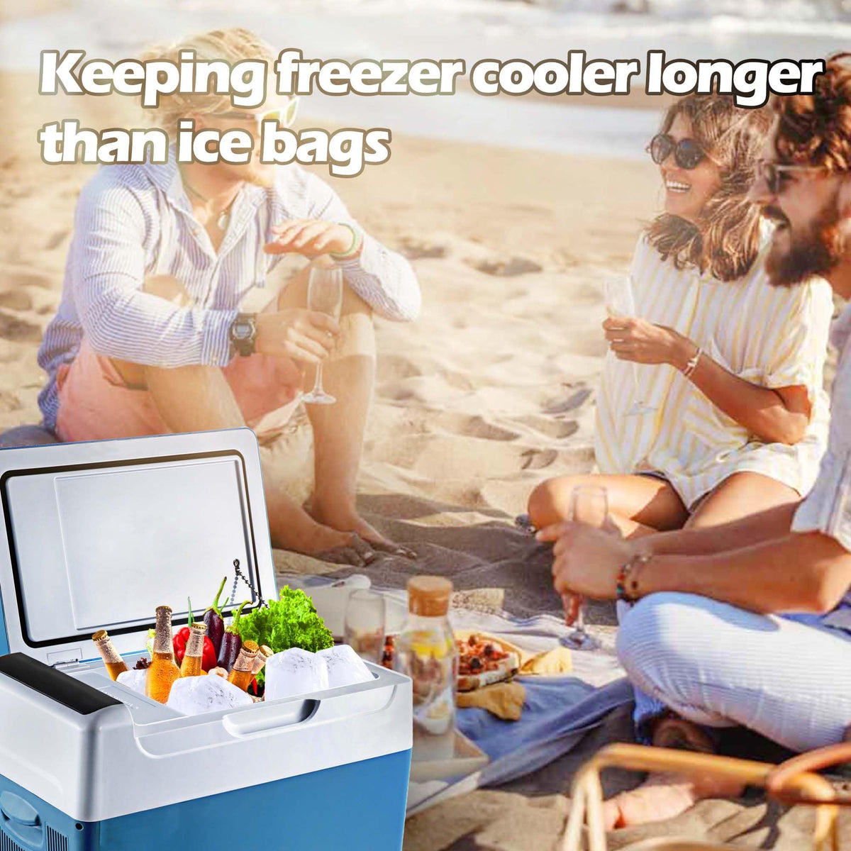 Large silicone ice block mold for ice baths and coolers, perfect for creating extra-large ice cubes for cold plunges.