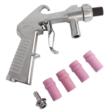 Sandblaster Kit Abrasive Sand Blasting Gun Spray Gun Rust Remove with Air Quick Adapter for Sandblast Cabinets