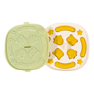 Baby Rice Cake Mold Silicone Steamable Supplementary Food Children's Sausage Mold Cartoon Steamed Cake -2pcs