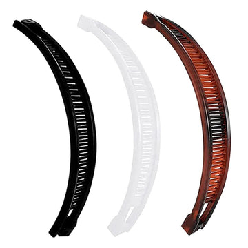 Baby and kids' banana clip grip combs with fish-shaped design, suitable for long hair and ponytails, from Everything Baby.