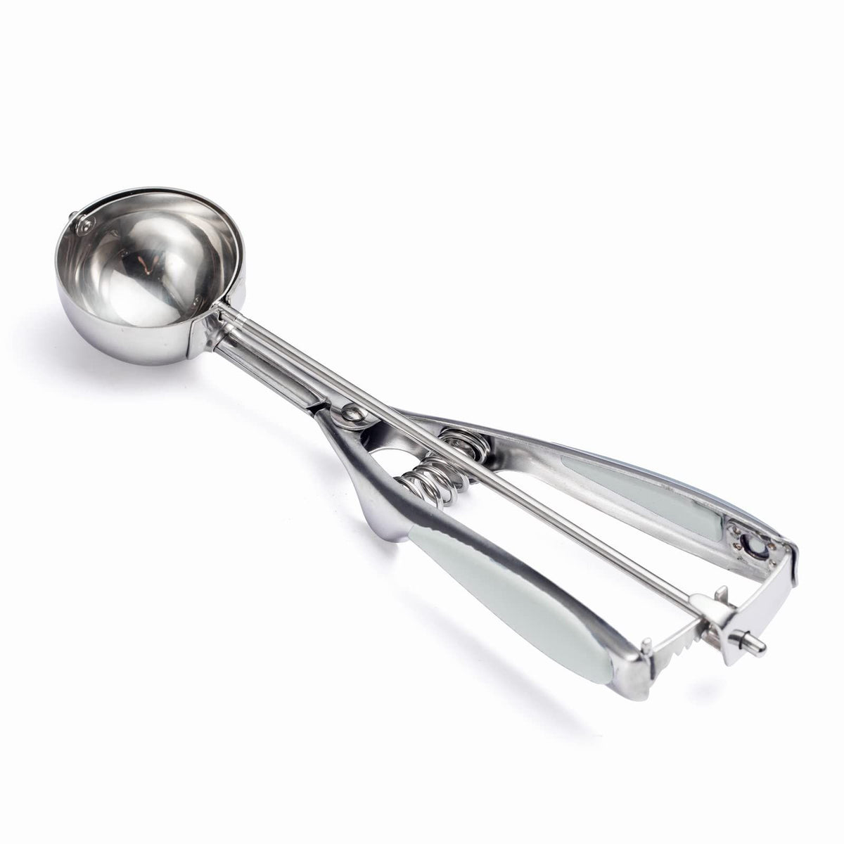 Social Chef stainless steel small cookie scoop for perfect cookie sizes, also great for baby food portions and small ice cream servings.