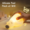 Duck Sleep Lights by Everything Baby, rechargeable silicone night light with touch sensor, dimmable, ideal for babies and toddlers.