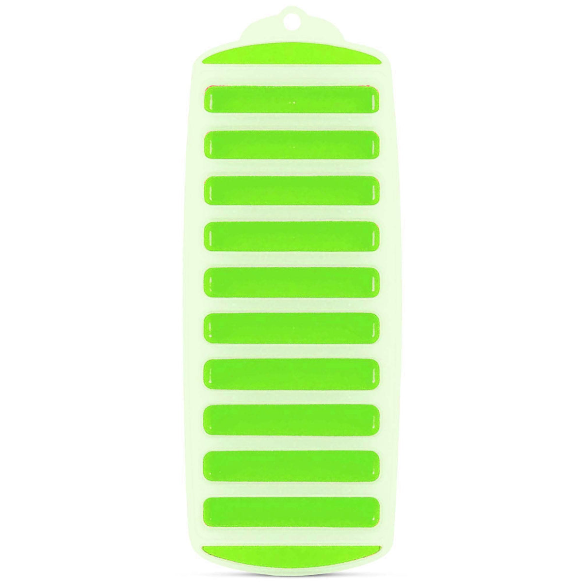 Long cylindrical plastic ice mold from Everything Baby for DIY ice blocks, easy to demold, ideal for fun building toy projects.
