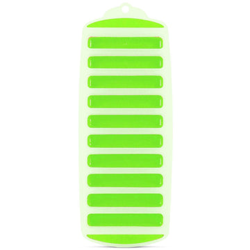 Long cylindrical plastic ice mold from Everything Baby for DIY ice blocks, easy to demold, ideal for fun building toy projects.