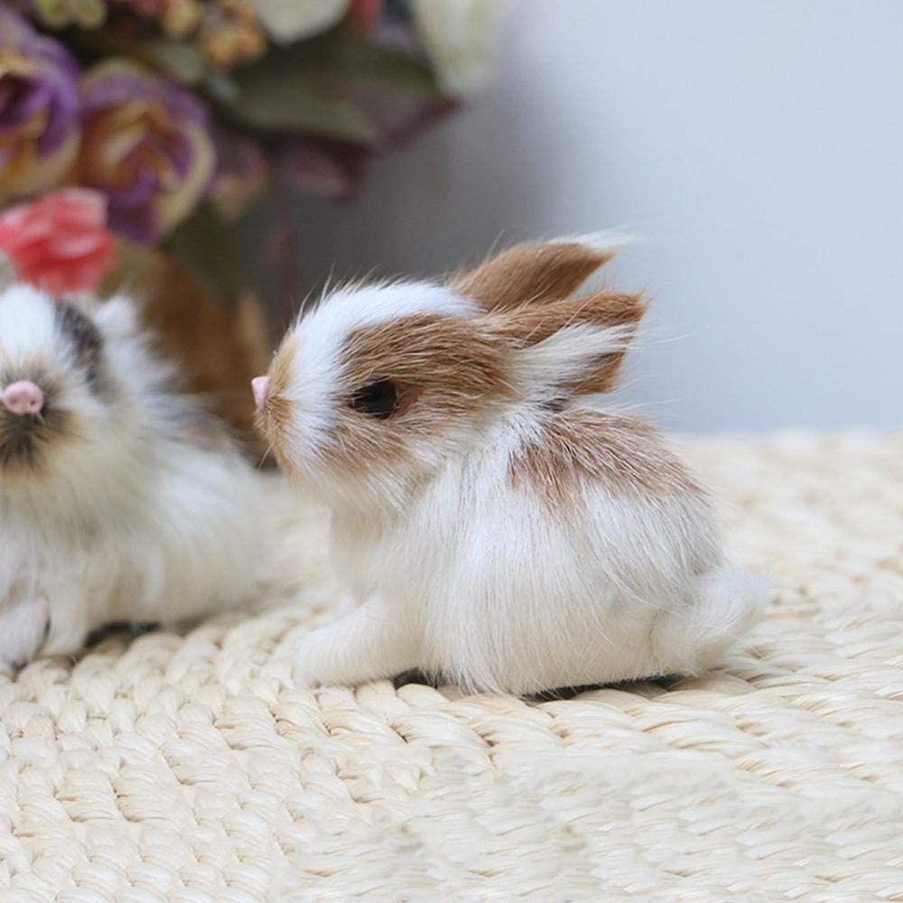 Set of four realistic plush bunny toys by Everything Baby, perfect for pretend play and Easter gift for kids.