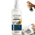 Fast drying fixative spray by Everything Baby for art, suitable for charcoal, pastel, and sketches, dries quickly and lasts.