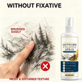 Fast drying artwork fixative spray by Everything Baby, 4.06 oz, for charcoal, pastel, and sketching, dries quickly and lasts.