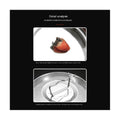 Stainless steel non-stick flan mold with lid for pretend play, suitable for kids' toy kitchen set by Everything Baby