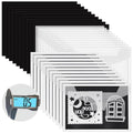 40-pack magnetic die storage pockets and sheets for craft envelopes, 0.5mm thick, ideal for organizing building toys and craft supplies.