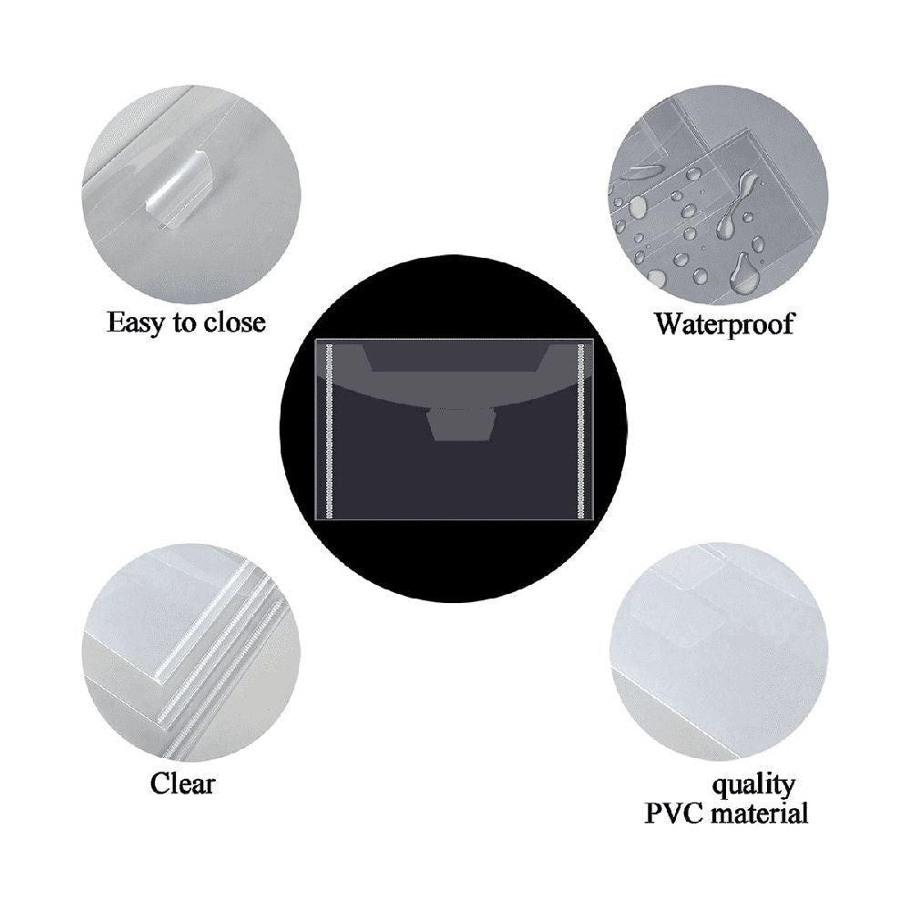 40 Pcs magnetic die storage pockets and sheets for craft envelopes, ideal for organizing building toys and craft supplies.