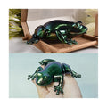 Two frog-shaped resin molds made of silicone, perfect for epoxy casting, featuring cute 3D animal designs for crafting projects.
