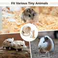 2PCS hamster wheel set with silent running wheel and adjustable water dispenser stand for hamsters, hedgehogs, and guinea pigs.