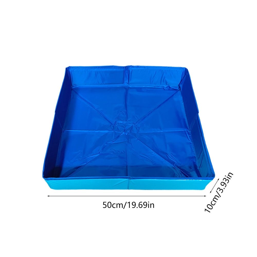 Red foldable pet bath tub and portable paw washer for small dogs and cats, with a collapsible design for easy setup and use.