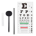 Eye chart for visual acuity testing, designed for schools and homes, from Everything Baby, suitable for kid's educational and physical exams.