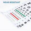 Baby and kids eye chart from Everything Baby, designed for visual acuity testing in schools, homes, and clinics.