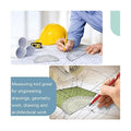 Set of 100 plastic math protractors with 180-degree measurement, suitable for classroom and engineering projects.