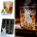 French Bulldog silicone popsicle mold by Everything Baby, flexible ice mold for homemade drinks and fun Bulldog-themed treats.