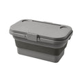 Foldable camping storage box by Everything Baby, water-repellent, large capacity, with handle, doubles as a chopping board for outdoor use.