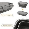 Foldable camping storage box by Everything Baby, water-repellent, large capacity, with handle and chopping board for outdoor or home use.