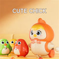 Wind-up chicken toy for kids by Everything Baby, a swinging, walking hen and chick pretend play toy for children.