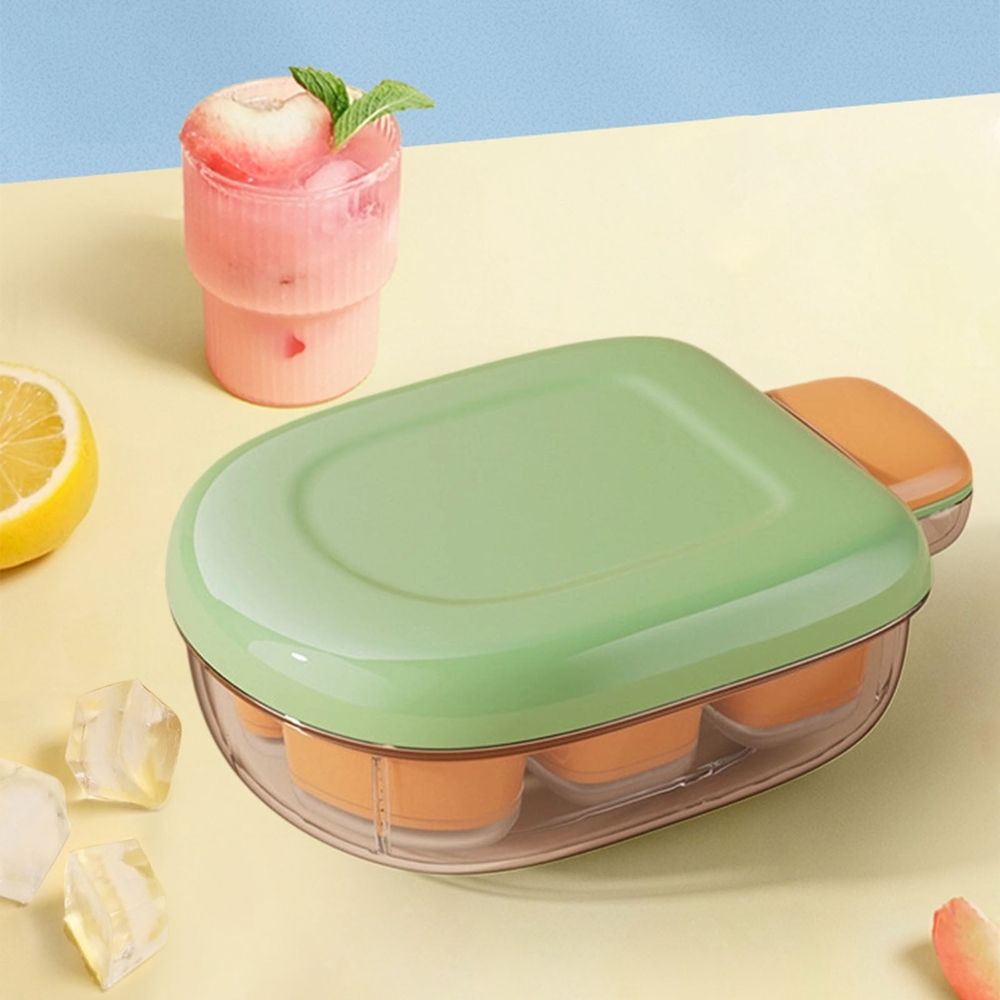 Purple multi-shape ice mold for easy demolding, ideal for home kitchen and party drinks, from Everything Baby.