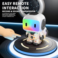 Blue remote control robot toy with touch sensor lights, interactive electronic pet for kids, educational gift, from Everything Baby.