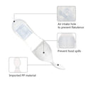 Silicone baby squeeze bottle and dispensing spoon for feeding cereal and rice supplements, 90ml, from Everything Baby.