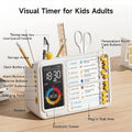 Everything Baby visual timer for kids and adults, silent ADHD timer with planning board on kid's desk for schedules and tasks.