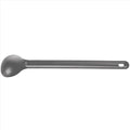 Three titanium camping spoons with long handles, 21.5cm, designed for outdoor use, ideal for camping and outdoor tableware.