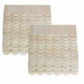 Miniature wooden roof tiles for dollhouse DIY projects, perfect as accessories for kids' building toys and craft gifts.