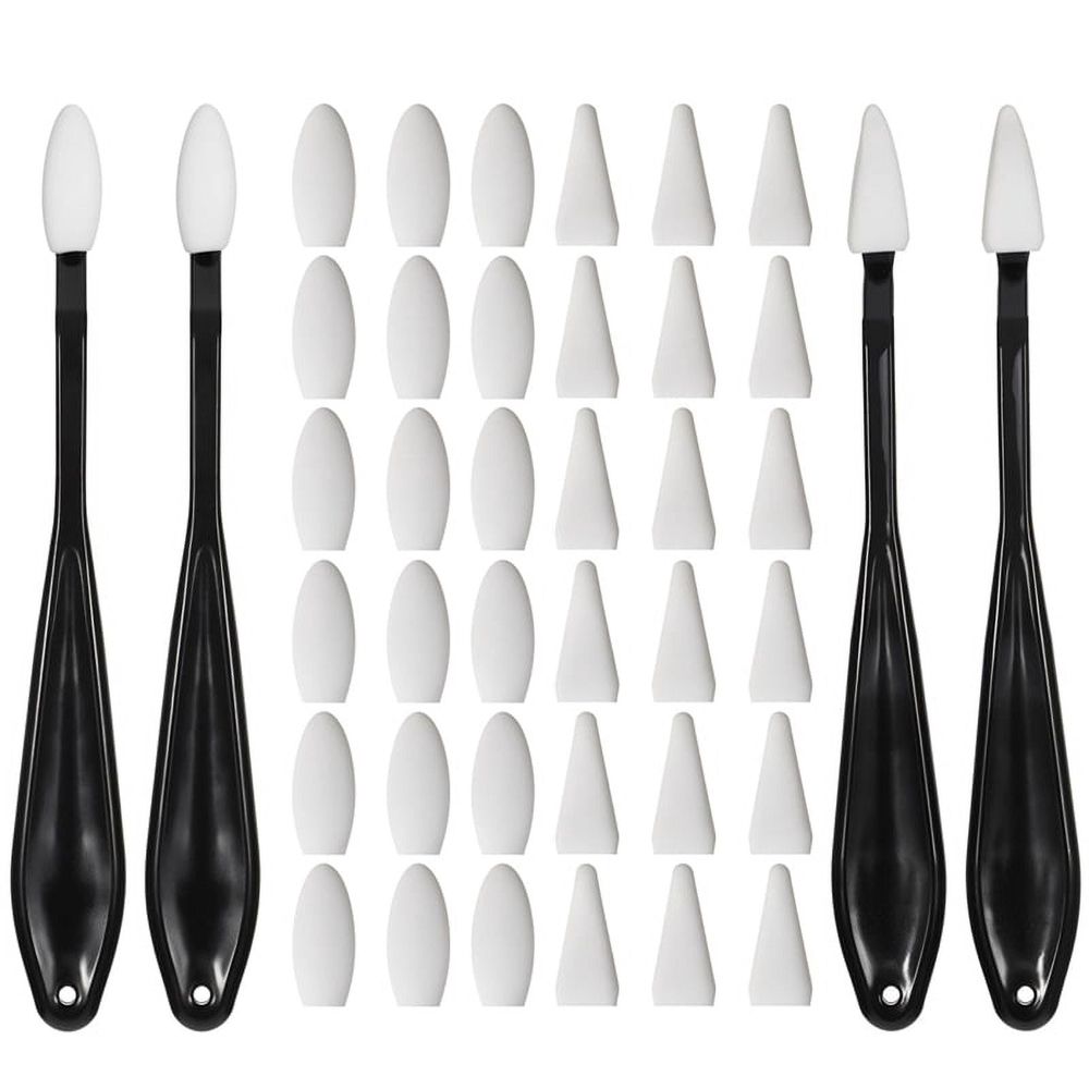 Blending stumps for drawing with 40 replacement sponge wipes, ideal for shading and highlighting in art and drawing projects.