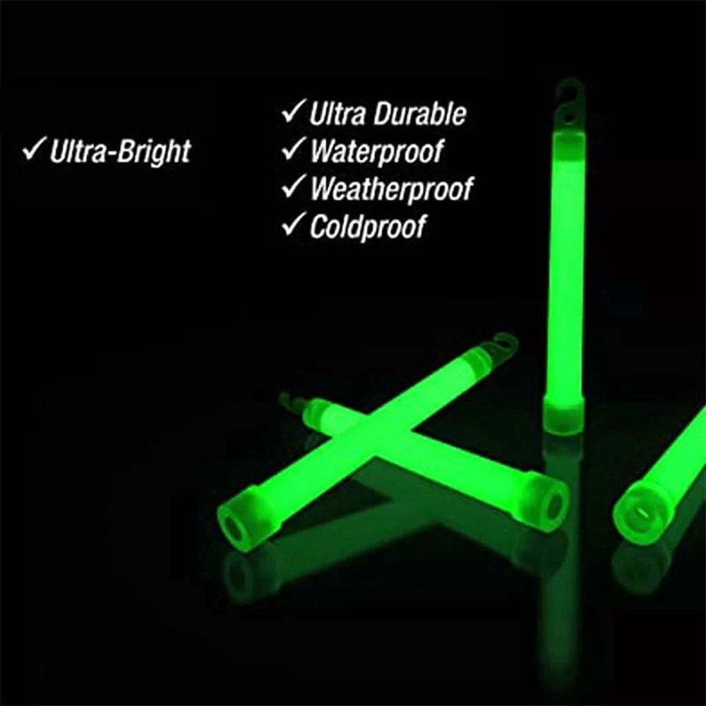 Set of 40 glowing survival light sticks for camping and emergencies, suitable for outdoor and emergency survival use.