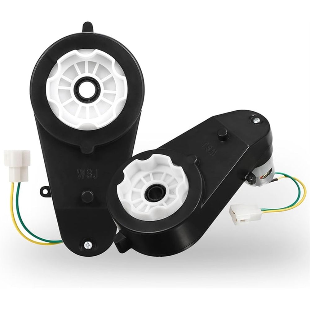 RS555 2-pack 24V replacement motors for kids' ride-on cars, with 45000 RPM, compatible with ride-on toys by Everything Baby.