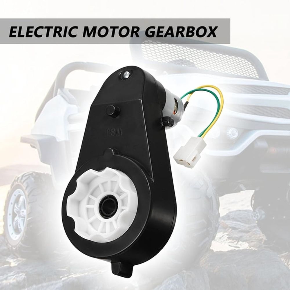 RS555 2-pack 24V replacement motors for kids ride-on cars by Everything Baby, showing compact electric motors with wiring.