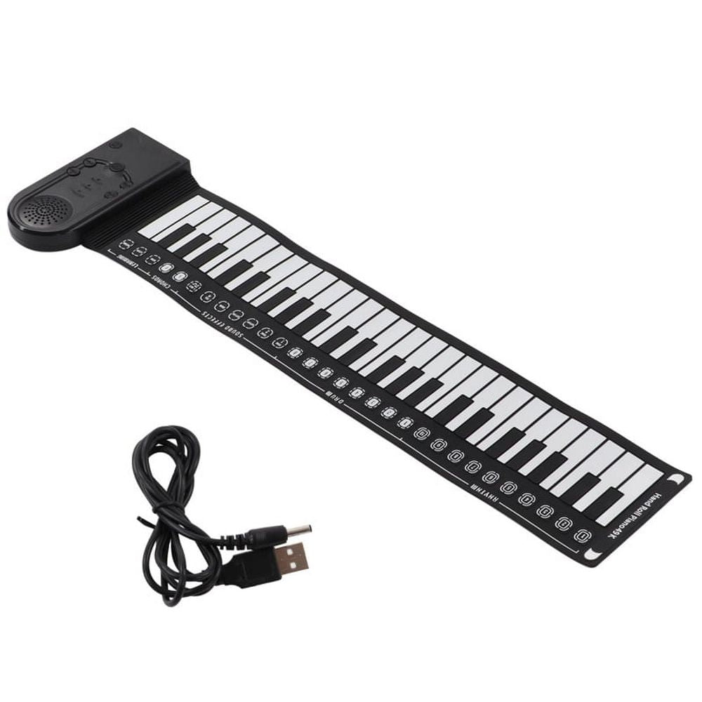 Foldable 49-key electronic keyboard piano roll-up toy for kids from Everything Baby, ideal for beginners and musical play.