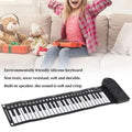 Foldable 49-key electric keyboard piano roll-up toy for kids, by Everything Baby, designed for beginners and musical play.
