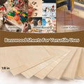 Set of 8 12x12 inch 3mm basswood plywood sheets for DIY crafts, laser cutting, and building toys, by Everything Baby.