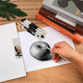 Six-piece artist blending sponge pen set with double-headed foam blending sticks for drawing and sketching.