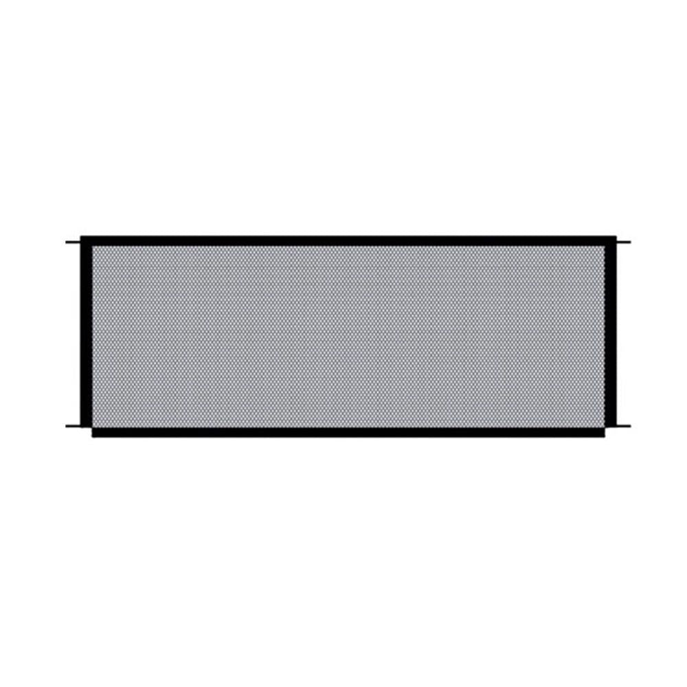 Mesh dog gate by Everything Baby for pet safety, suitable for doorways, stairs, and outdoor use to prevent pet access.