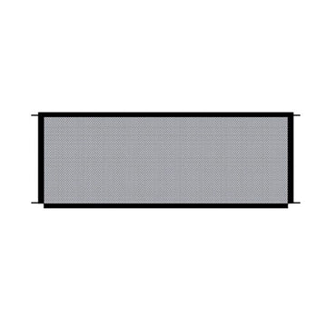 Mesh dog gate by Everything Baby for pet safety, suitable for doorways, stairs, and outdoor use to prevent pet access.