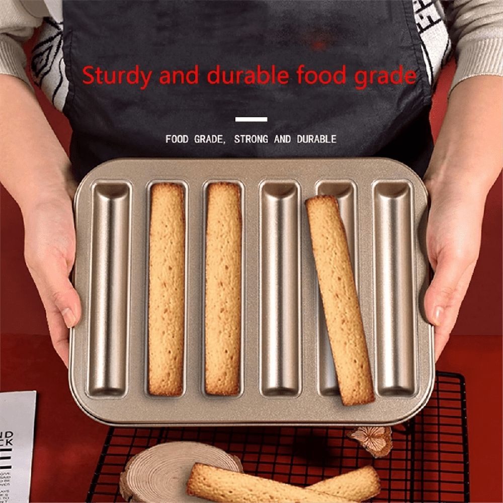Mini 3D biscuit mold cake baking pan by Everything Baby, carbon steel, non-stick surface for fun pretend play baking activities.