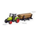 Friction-powered farmer tractor toy by Everything Baby, small farm vehicle for kids, suitable for indoor and outdoor play.