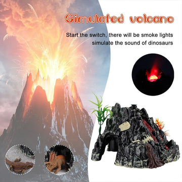 Everything Baby volcanic eruption model with sound, lights, spray, for kids outdoor play, toy ornament, ideal for Christmas decor