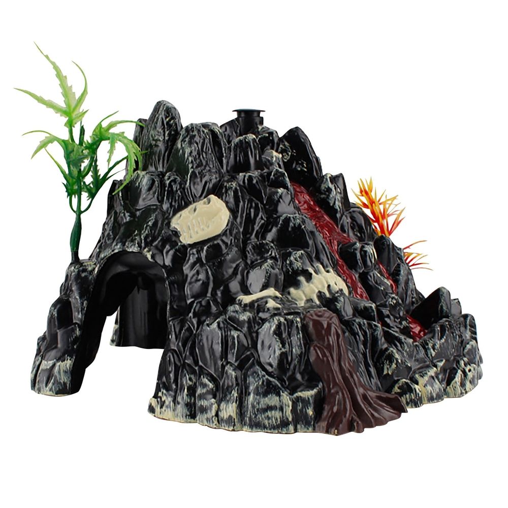 Everything Baby volcanic eruption model with sound, lights, spray, for outdoor play, ideal as kids' toy or holiday home decor.