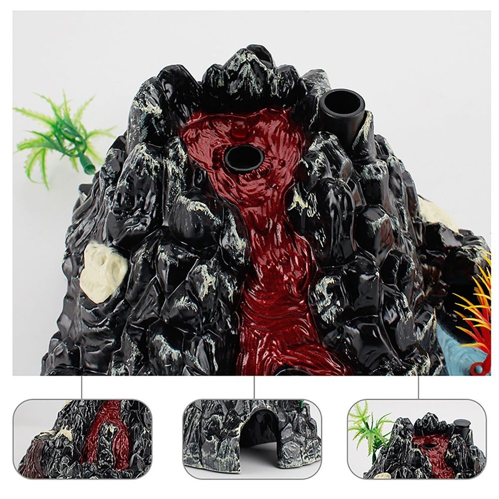 Everything Baby volcanic eruption model with sound, lights, spray, for outdoor play, perfect as kids' toy or holiday decor.