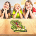 Wooden snake-shaped puzzle toy from Everything Baby, perfect for outdoor and indoor holiday play and educational fun.