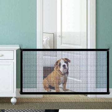 Magic Gate For Dogs,Mesh Dog Gate, Pet Safety Guard Home Outside Doorway Gate For Stairs, Outdoor Doorways Pet Isolation Net