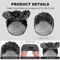 Pink bow turban beanie for girls by Everything Baby, cozy sleeping cap with soft fabric, ideal for girls' sleepwear and headwear.