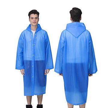 Lightweight Rain Poncho for Adults, Tear Resistant and Breathable Raincoat for Hiking, Camping, Travel Outdoors